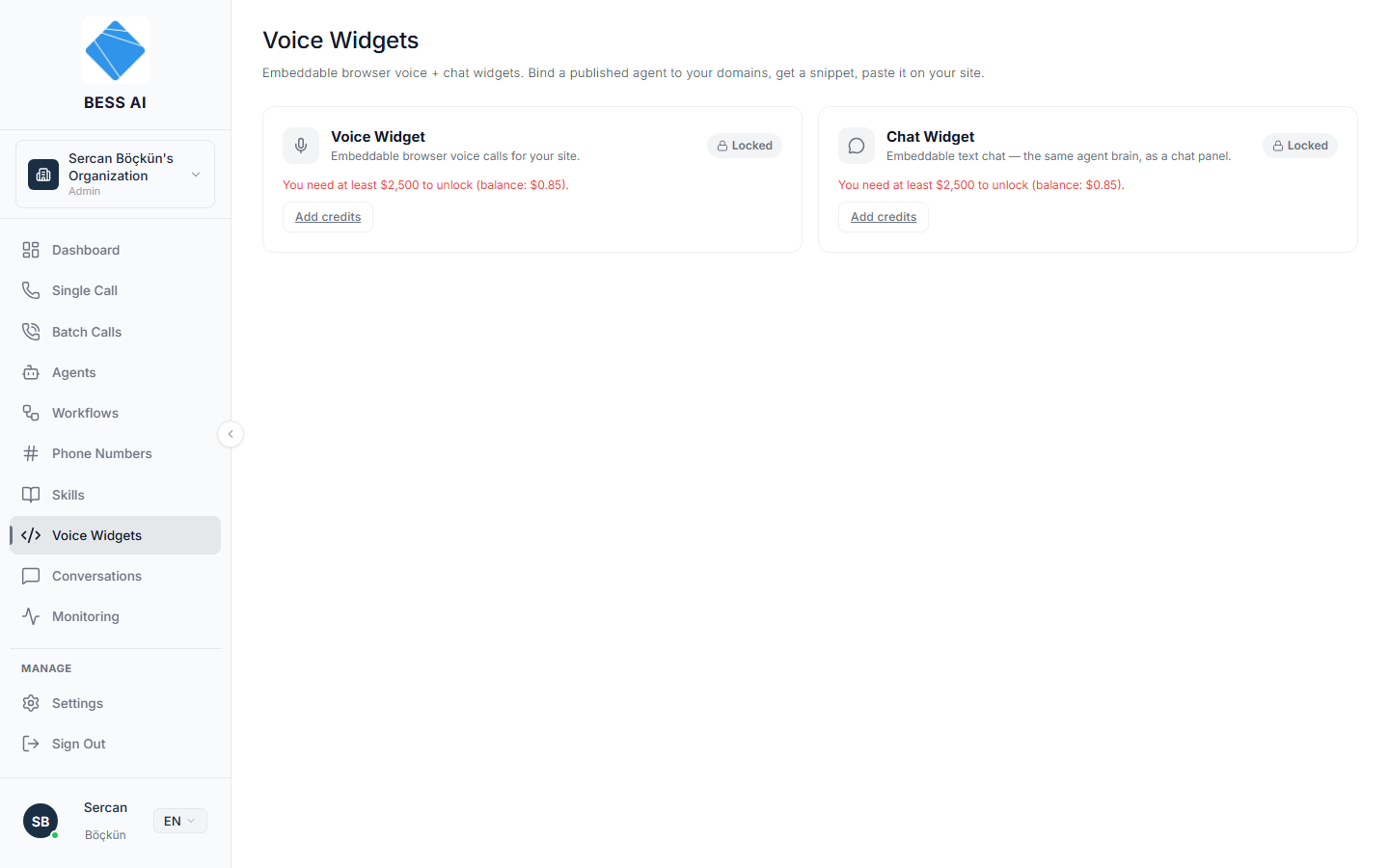 Step 2 of the wizard: Single Prompt or Conversation Flow